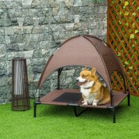 Erhöhtes Hundebett mit Baldachin, Haustierbett,...