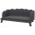 Hundesofa Hundecouch, Waschbarer Bezug, Haustiersofa mit Rückenlehne und Holzbeine, Katzensofa, für mittelgroße Hunde unter 25 kg, Dunkelgrau