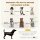 Hundesofa Hundecouch, Waschbarer Bezug, Haustiersofa mit Rückenlehne und Holzbeine, Katzensofa, für mittelgroße Hunde unter 25 kg, Dunkelgrau