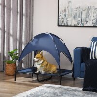 Hundebett mit Baldachin, Outdoor-Hundebett, klappbar,...
