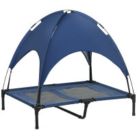 Hundebett mit Baldachin, Outdoor-Hundebett, klappbar,...