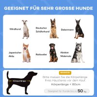 Outdoor-Hundeschlafplatz Wetterfestes Hundebett, mit Baldachin, klappbar, 122 x 92 x 108 cm, Blau + Schwarz