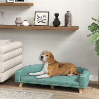 Hundebett Hundesofa Haustiersofa, Eukolyptusholz, 98 x 67...