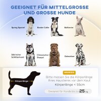 Haustiersofa Hundesofa, Skandidesign, abnehmbares Polster, Samtoptik, 102 cm x 58,5 cm x 42,5 cm, Grau + Natur