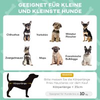 Hundebett mit Dach, Outdoor, tragbar, wasserabweisend, bis 30 kg, 61 x 46 x 63 cm, Hellgrau