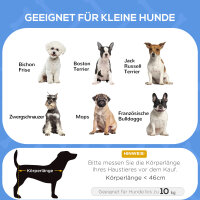 Hundebett, klappbar, robust & komfortabel, bis 10kg, 71x58x20cm, Grau
