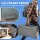 Hundebett, klappbar, robust & komfortabel, bis 10kg, 71x58x20cm, Grau