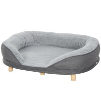 Hundebett für Hunde bis 25 kg, abnehmbarer Bezug,...