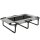 Erhöhtes Hundebett klappbar Haustierbett, Outdoor Hundeliege mit Netzdesign Hellgrau Oxford 75 x 51 x 18 cm
