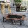 Erhöhtes Hundebett klappbar Haustierbett, Outdoor Hundeliege mit Netzdesign Kaffee Oxford 75 x 51 x 18 cm