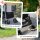 2-in-1 Hundebuggy Hundetrolley bis 10 kg klappbar Tragtasche Bodenkorb  82 cm x 49,5 cm x 98 cm Gelb