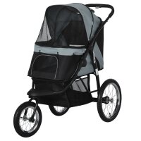 Hundewagen Hundetrolley mit Jogger-Funktion bis 20 kg...