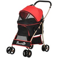 2-in-1 Hundebuggy Tragtasche Autositz bis 10kg klappbar...