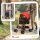 2-in-1 Hundebuggy Tragtasche Autositz bis 10kg klappbar Bodenkorb 82 cm x 49,5 cm x 98 cm Rot