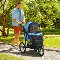 Hundewagen Hundetrolley mit Jogger-Funktion bis 20 kg...
