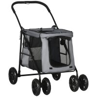 Hundebuggy Hundewagen bis 20 kg Klappbar 3 Seitentasche...