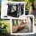 Hundebuggy Hundewagen bis 20 kg Klappbar 3 Seitentasche 102 cm x 62 cm x 105 cm Grau