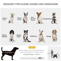 Hundetrolley inkl, Kissen, 3 Seitentaschen, klappbar, Hundewagen, 102 cm x 62 cm x 105 cm, Schwarz
