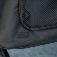 Hundetrolley inkl, Kissen, 3 Seitentaschen, klappbar, Hundewagen, 102 cm x 62 cm x 105 cm, Schwarz