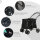 Hundetrolley inkl, Kissen, 3 Seitentaschen, klappbar, Hundewagen, 102 cm x 62 cm x 105 cm, Schwarz