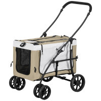 Hundbuggy Haustierbuggy Hundewagen, klappbar, abnehmbarer...