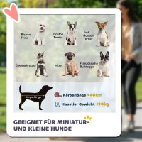 Hundbuggy Haustierbuggy Hundewagen, klappbar, abnehmbarer Korb, 81 x 58 x 97,5 cm, Schwarz+Khaki+Weiß