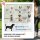 Hundbuggy Haustierbuggy Hundewagen, klappbar, abnehmbarer Korb, 81 x 58 x 97,5 cm, Schwarz+Khaki+Weiß