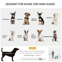 Hundbuggy Haustierbuggy Haustiertransporter bis 10kg klappbar verstellbare Trageriemen abnehmbarer Korb 81 x 58 x 97,5 cm Schwarz + Blau + Weiß
