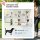 Hundebuggy, Haustierwagen für kleine Hunde und Katzen, mit Aufbewahrungskorb, Ein-Klick-Faltdesign, Türkis