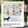 Hundbuggy Haustierbuggy Hundewagen, klappbar, abnehmbarer Korb, 81 x 58 x 97,5 cm, Schwarz+Dunkelgrün+Weiß