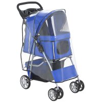 Hundewagen Hundebuggy Faltbar Katzenwagen bis 10kg mit...