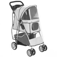 Hundewagen Hundebuggy Faltbar Katzenwagen bis 10kg mit...