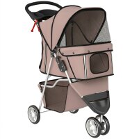 Hundewagen Faltbar Hundebuggy mit Aufbewahrungskorb...