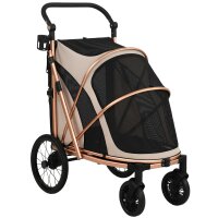 Hundewagen Faltbar Hundebuggy für Hunde bis 20 kg...