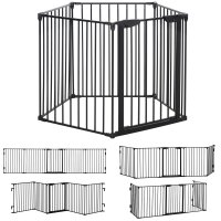 2-in-1 Absperrgitter, Haustier-Laufstall, Sicherheitstor,...