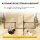 2-in-1 Absperrgitter, Haustier-Laufstall, Sicherheitstor, faltbar, Metall, 300 x 3 x 74,5 cm, Schwarz