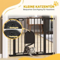Türschutzgitter Treppenschutzgitter Hunde Absperrgitter Schutzgitter für Haustier Stahl