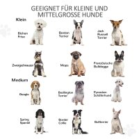 Absperrgitter für Hunde, klappbar, Kiefernholz, 432 x 36 x 70 cm, Kaffee