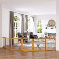 Absperrgitter für Hunde, klappbar, 432 x 36 x 70 cm,...