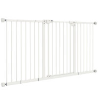 Hunde-Absperrgitter, erweiterbar, Klemmmontage, Metall,...