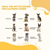 Hunde-Absperrgitter, klappbar, anpassbare Form, für Hunde bis 20 kg, 154 x 80 x 30 cm, Weiß
