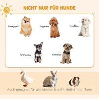 Haustierlaufstall, Spielgehege für Welpen und kleine Hunde, mit Tür, Indoor- und Outdoor-tauglich, 61 cm, Schwarz