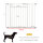 Türschutzgitter für Hunde, Absperrgitter, Schutzgitter für Haustiere, Metall, Kunststoff, ,74-80/87-94 cm, Weiß