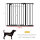 Türschutzgitter für Hunde, Absperrgitter, Schutzgitter für Haustiere, Metall, Kunststoff, ,74-80/87-94 cm, Schwarz