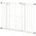 Türschutzgitter Treppenschutzgitter Absperrgitter Hundegitter, 100 cm x 4 cm x 76 cm, Weiß
