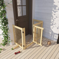 Freistehendes Hundegitter, 4 Paneele, flexibel,...