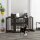 Hunde-Absperrgitter, 3 Paneele, klappbar, Massivholz und MDF, 154,5 x 29,5 x 61 cm, Kaffee