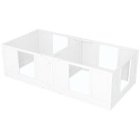 Welpenbox für Hunde, mit  klaren Paneelen,...