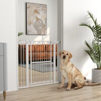 Türschutzgitter Hund, 76-104 cm Absperrgitter ohne Bohren, Treppengitter
