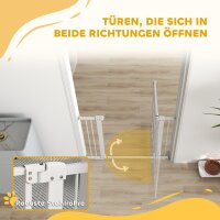 Türschutzgitter Hund, 76-104 cm Absperrgitter ohne Bohren, Treppengitter
